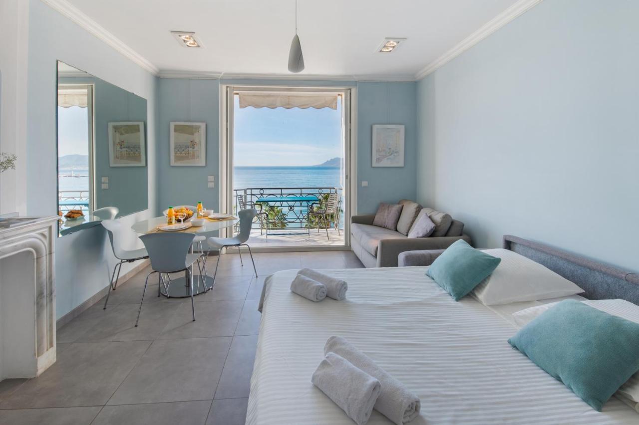 Palais Miramar - Suite Blue Room - Vue Mer -Croisette Emplacement Unique - 20M Plage - Wifi - Clim كان المظهر الخارجي الصورة